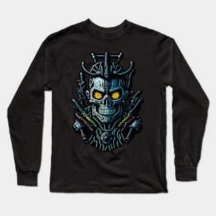 Cyborg Heads Long Sleeve T-Shirt